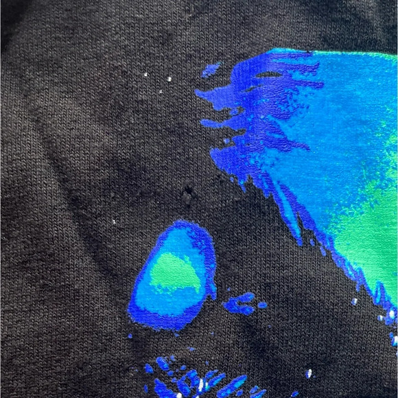 Vans black palm tree tee size large kids - Picture 2 of 3